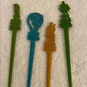 TWA swizzle England Greece India USA vintage BAR